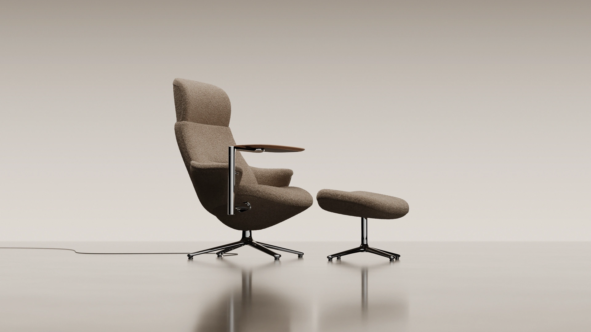 Humanscale Diffrient Lounge chair. Hero image.