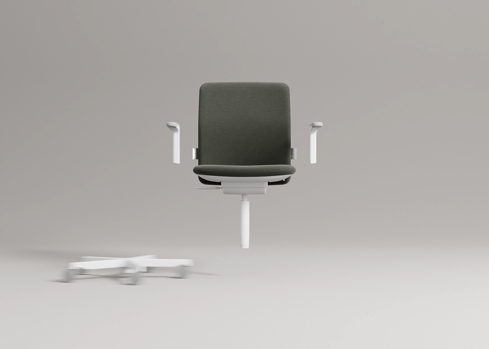 Humanscale Path office chair. Assembly image.