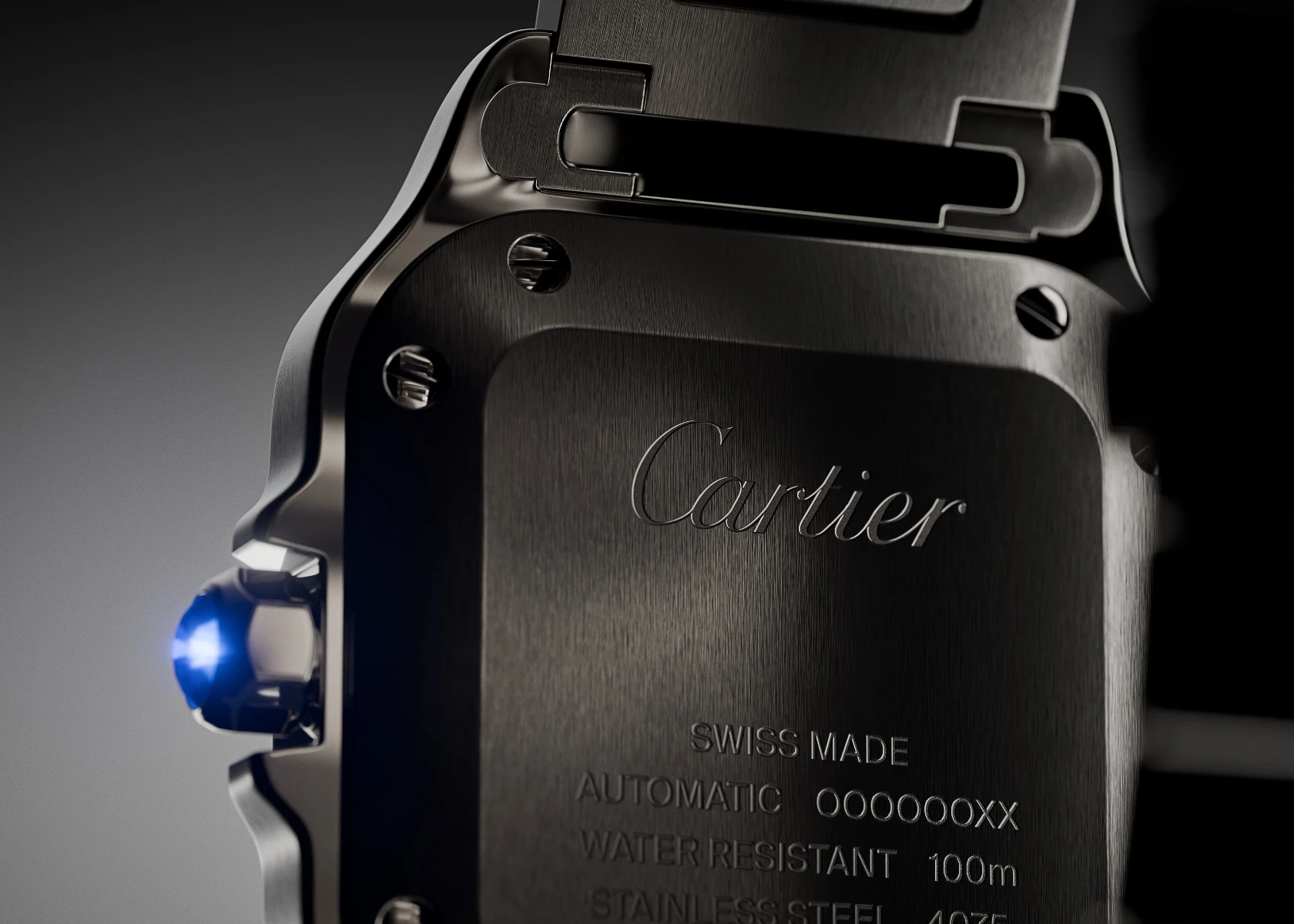 Audemars Piguet Smart Oak watch concept. Stylized image of the top.