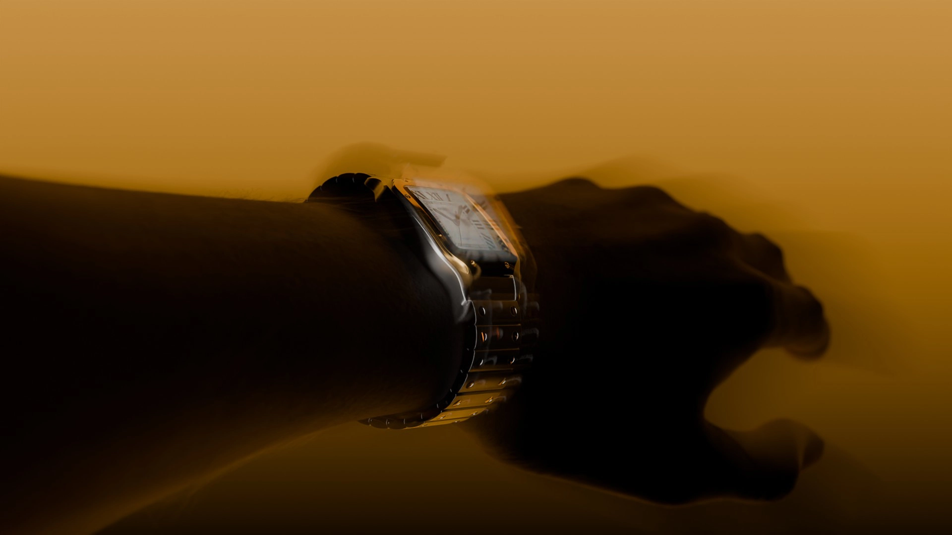 Audemars Piguet Smart Oak watch concept. Dark reveal image.