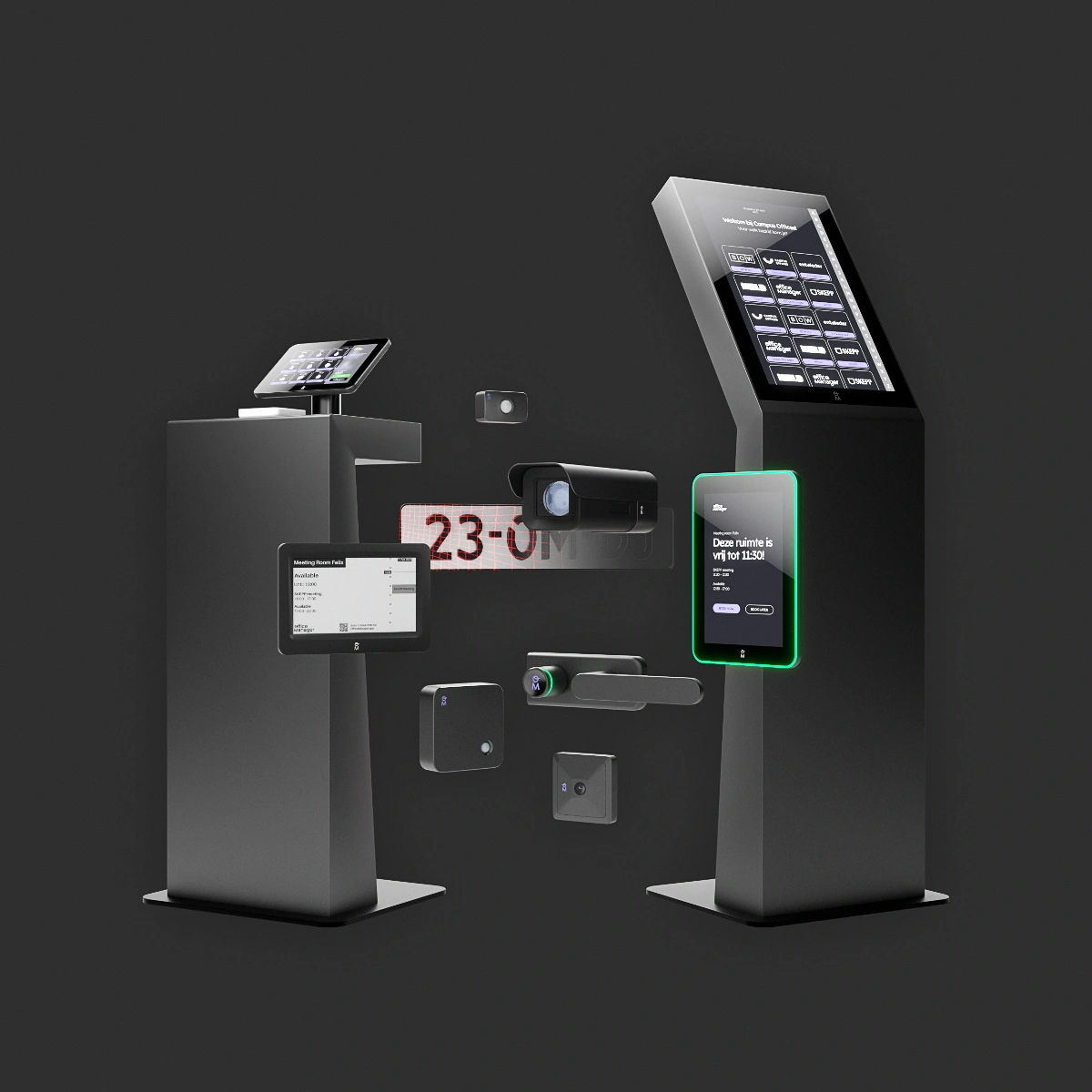 Officemanagers. Image showing all the products in a single shot.